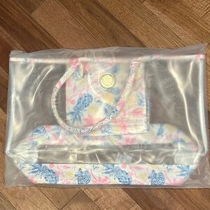 Lilly Pulitzer Clear Beach Tote